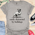 Easily distracted by bulldogs - V7 - Royal Stance T-Shirt